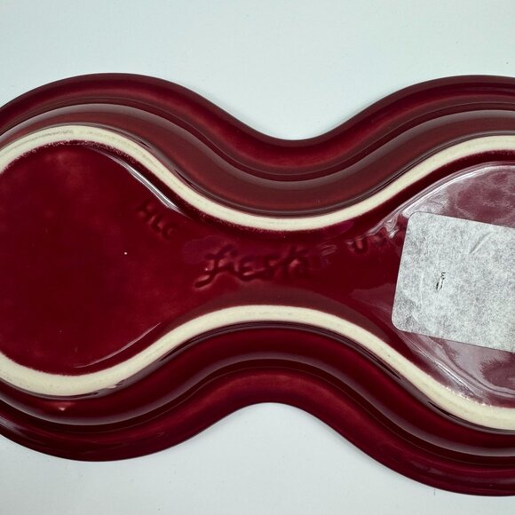 Fiesta Ware 4 Piece Sugar Bowl Creamer Set w/Tray Cinnabar Retired Serveware - Picture 9 of 13